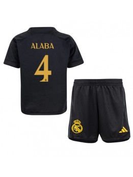 Billige Real Madrid David Alaba #4 Tredjedraktsett Barn 2023-24 Kortermet (+ Korte bukser)